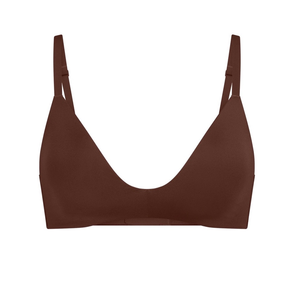 SKIMS COCOA Wireless Form T-Shirt Bra -    Size 32D